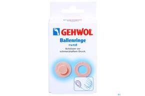 Sie sehen eine Packung Gehwol Ballenringe Rund Nr 64153 6st, Produktbild: 01 Gehwol Ballenringe Rund Nr 64153 6st, A-Nr.: 1022788 - 01