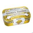 Sie sehen eine Packung Grether's Pastilles Elderflower Zuckerfrei 110g, Produktbild: 02 Grether's Pastilles Elderflower Zuckerfrei 110g, A-Nr.: 3619415 - 02
