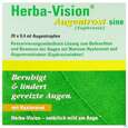 Sie sehen eine Packung Augentropfen Herba-vision Augentrost/sine 0,4ml 20st, Produktbild: 01 Augentropfen Herba-vision Augentrost/sine 0,4ml 20st, A-Nr.: 3829650 - 01