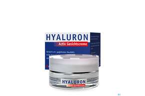 Sie sehen eine Packung Hws Hyaluron Activ Gesichtscreme 50ml, Produktbild: 01 Hws Hyaluron Activ Gesichtscreme 50ml, A-Nr.: 4269621 - 01