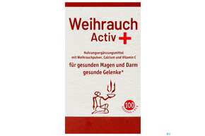 Sie sehen eine Packung Hws Weihrauch Activ + Tabletten 100 Stk., Produktbild: 01 Hws Weihrauch Activ + Tabletten 100 Stk., A-Nr.: 1848502 - 01