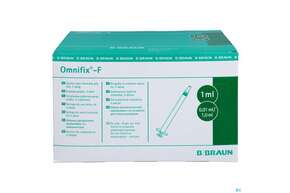 Injektionsspritzen U.zubeh. Tuberkulin Einmal-spr Omnifix 1ml 3-teilig 100st, A-Nr.: 3048579 - 01