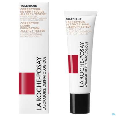 Sie sehen eine Packung La Roche Posay Koerperpflege Toleriane/teint Make Up Fluid 10 30ml, Produktbild: 03 La Roche Posay Koerperpflege Toleriane/teint Make Up Fluid 10 30ml, A-Nr.: 3475726 - 03