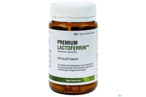 Sie sehen eine Packung Lactoferrin Kapseln 250mg 60st, Produktbild: 01 Lactoferrin Kapseln 250mg 60st, A-Nr.: 4268923 - 01