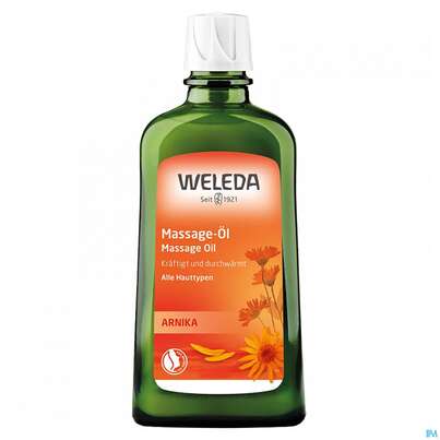 Sie sehen eine Packung Massage Oel -weleda +arnika 200ml, Produktbild: 02 Massage Oel -weleda +arnika 200ml, A-Nr.: 3621323 - 02
