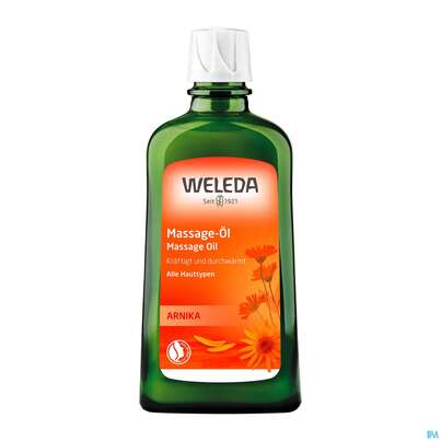 Sie sehen eine Packung Massage Oel -weleda +arnika 200ml, Produktbild: 06 Massage Oel -weleda +arnika 200ml, A-Nr.: 3621323 - 06