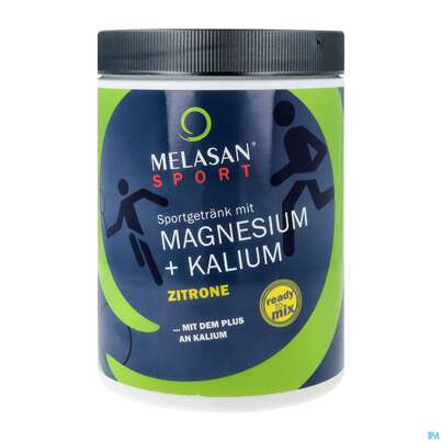 Magnesium +kalium/melasan Sport Sportgetraenk Zitrone 610g, A-Nr.: 4733923 - 02