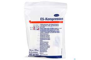 Mullkompressen-es Hartmann/steril 8fach 17faedig 7,5x 7,5cm 5x2 10st, A-Nr.: 0892470 - 01