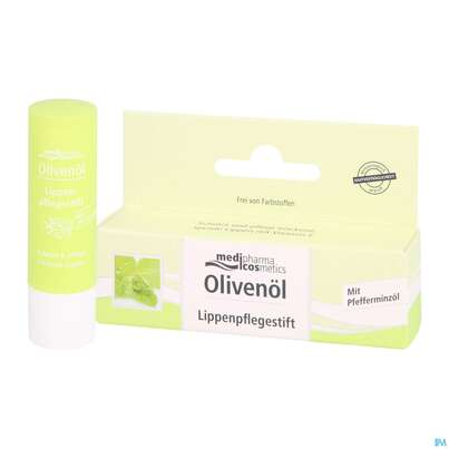 Sie sehen eine Packung Oliven Oel Dr.theiss Lippen Pflegestift 4,8g, Produktbild: 05 Oliven Oel Dr.theiss Lippen Pflegestift 4,8g, A-Nr.: 3090653 - 05