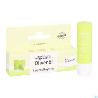 Sie sehen eine Packung Oliven Oel Dr.theiss Lippen Pflegestift 4,8g, Produktbild: 06 Oliven Oel Dr.theiss Lippen Pflegestift 4,8g, A-Nr.: 3090653 - 06