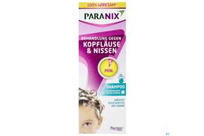 Sie sehen eine Packung Shampoon Paranix Laus +kamm 50000 200ml, Produktbild: 01 Shampoon Paranix Laus +kamm 50000 200ml, A-Nr.: 3840692 - 01