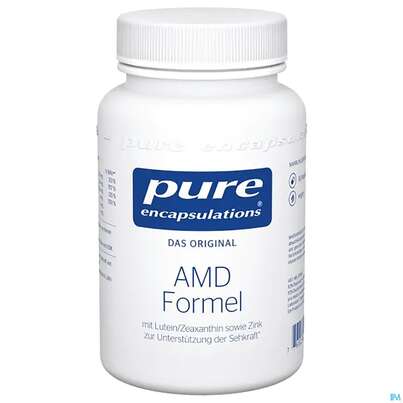 Sie sehen eine Packung Pure Encapsulations Amd Formel 60 Kapseln, Produktbild: 01 Pure Encapsulations Amd Formel 60 Kapseln, A-Nr.: 4171419 - 01