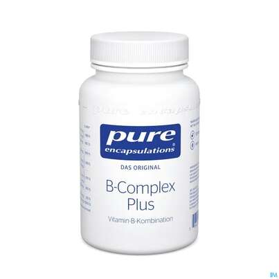 Sie sehen eine Packung Pure Encapsulations B-complex Plus 120 Kapseln, Produktbild: 01 Pure Encapsulations B-complex Plus 120 Kapseln, A-Nr.: 3046497 - 01