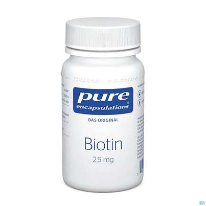 Sie sehen eine Packung Pure Encapsulations Biotin 60 Kapseln, Produktbild: 02 Pure Encapsulations Biotin 60 Kapseln, A-Nr.: 3798984 - 02