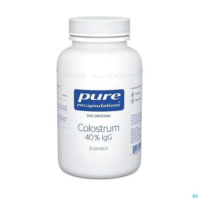 Sie sehen eine Packung Pure Encapsulations Colostrum 40% Igg 90 Kapseln, Produktbild: 02 Pure Encapsulations Colostrum 40% Igg 90 Kapseln, A-Nr.: 3798990 - 02