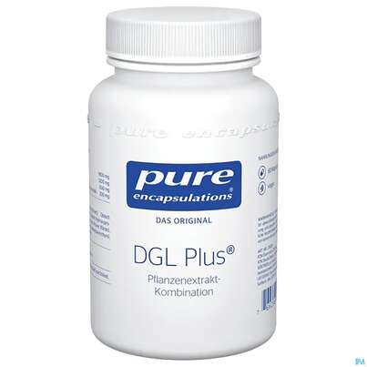 Sie sehen eine Packung Pure Encapsulations Dgl Plus 60 Kapseln, Produktbild: 01 Pure Encapsulations Dgl Plus 60 Kapseln, A-Nr.: 2306192 - 01