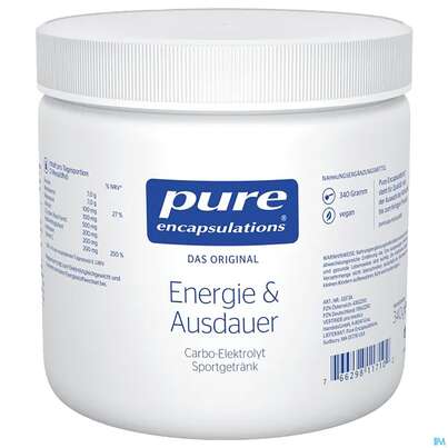 Sie sehen eine Packung Pure Encapsulations Energie & Ausdauer 20 Portionen, Produktbild: 01 Pure Encapsulations Energie & Ausdauer 20 Portionen, A-Nr.: 4392250 - 01