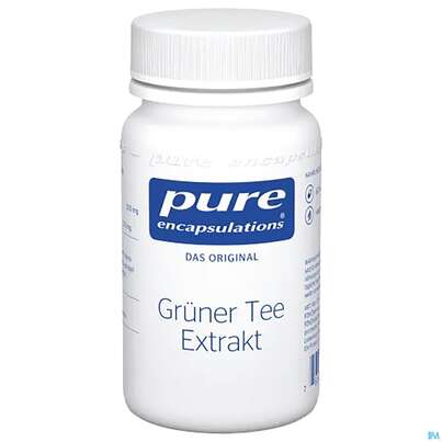 Sie sehen eine Packung Pure Encapsulations Grüner Tee Extrakt 60 Kapseln, Produktbild: 01 Pure Encapsulations Grüner Tee Extrakt 60 Kapseln, A-Nr.: 2382655 - 01