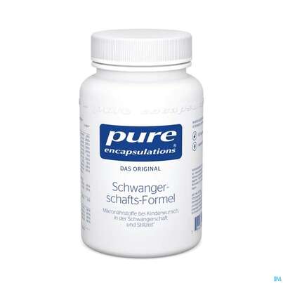 Sie sehen eine Packung Pure Encapsulations Schwangerschafts-formel 60 Kapseln, Produktbild: 01 Pure Encapsulations Schwangerschafts-formel 60 Kapseln, A-Nr.: 4035107 - 01
