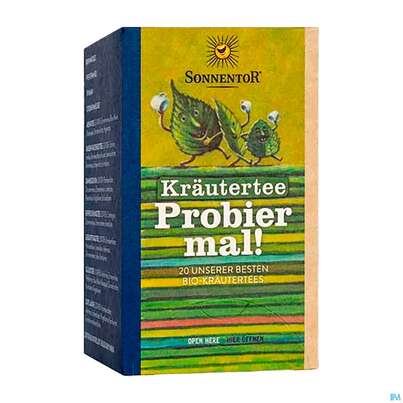 Sonnentor Kraeutertee Doppelkammmerbeutel Probier Mal 02621 20st, A-Nr.: 5053797 - 03