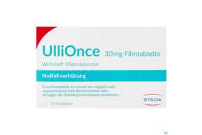 Ullionce Filmtabl 30mg 1st, A-Nr.: 4971309 - 01