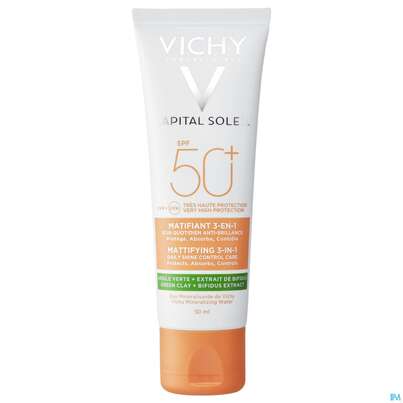 Sonnenprodukte Vichy/capital Soleil Mattierende Sonnenpflege 3in1 Lsf50+ 50ml, A-Nr.: 5232258 - 05