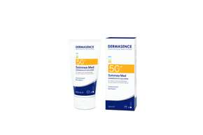 Sie sehen eine Packung Dermasence Solvinea Med mit LSF 50+, Produktbild: 01 Dermasence Solvinea Med mit LSF 50+, A-Nr.: 4533928 - 01