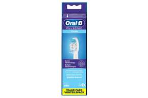 Sie sehen eine Packung Braun Oral-B Ersatzzahnbürste Pulsonic, Produktbild: 01 Braun Oral-B Ersatzzahnbürste Pulsonic, A-Nr.: 3480905 - 01