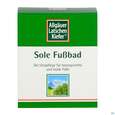 Sie sehen eine Packung Allgaeuer Latschenkiefer Sole-fussbad 10x10 100g, Produktbild: 03 Allgaeuer Latschenkiefer Sole-fussbad 10x10 100g, A-Nr.: 0864574 - 03