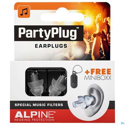 Ohrenschutz Alpine Hearing Protection Partyplug 2st, A-Nr.: 3796287 - 01