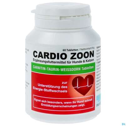 Veterinaerprodukte Cardio-zoon Tabl 60st, A-Nr.: 3210413 - 01