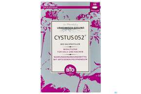 Sie sehen eine Packung Cystus 052 Bio Halspstillen 66st, Produktbild: 01 Cystus 052 Bio Halspstillen 66st, A-Nr.: 4005158 - 01