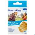 Sie sehen eine Packung Wundpflaster Dermaplast/water Resistant Strips 5 Groessen 40st, Produktbild: 01 Wundpflaster Dermaplast/water Resistant Strips 5 Groessen 40st, A-Nr.: 3047261 - 01