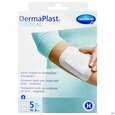 Sie sehen eine Packung Wundpflaster Dermaplast/medical Selbstklebend Steril Atmungsaktiv 10x 8cm 5st, Produktbild: 01 Wundpflaster Dermaplast/medical Selbstklebend Steril Atmungsaktiv 10x 8cm 5st, A-Nr.: 4489541 - 01