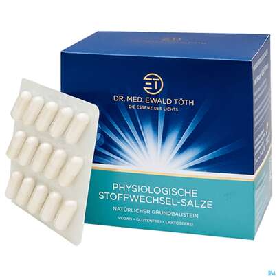 Sie sehen eine Packung Stoffwechsel Dr.toeth Salze Physiologisch 180st, Produktbild: 05 Stoffwechsel Dr.toeth Salze Physiologisch 180st, A-Nr.: 4062825 - 05