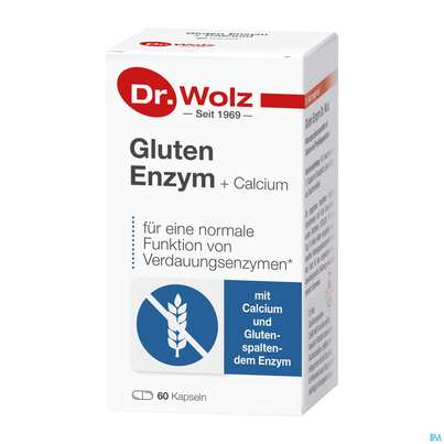 Dr.wolz Gluten Enzym +calcium Kapseln 60522 60st, A-Nr.: 4828285 - 03