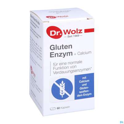 Dr.wolz Gluten Enzym +calcium Kapseln 60522 60st, A-Nr.: 4828285 - 04