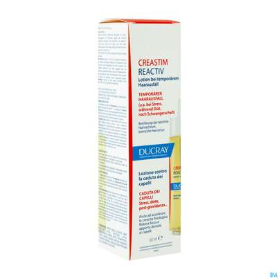 Sie sehen eine Packung Ducray Creastim Anti Haarausfall Intensivlotion Reactiv Neu 60ml, Produktbild: 05 Ducray Creastim Anti Haarausfall Intensivlotion Reactiv Neu 60ml, A-Nr.: 5693456 - 05