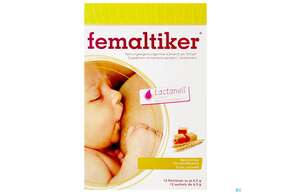 Sie sehen eine Packung Femaltiker Pulver 6,5g 12st, Produktbild: 01 Femaltiker Pulver 6,5g 12st, A-Nr.: 5379168 - 01