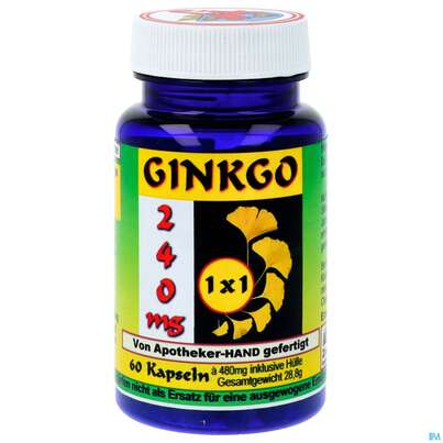 Ginkgo 240mg Extrakt Kapseln 1x1 60st, A-Nr.: 4122183 - 01