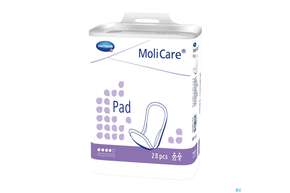 Sie sehen eine Packung Inkontinenz Molicare Pad Tropfen 4 28st, Produktbild: 01 Inkontinenz Molicare Pad Tropfen 4 28st, A-Nr.: 4918717 - 01
