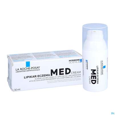 Sie sehen eine Packung La Roche Posay Lipikar Eczema Med Neurodermitis Md 30ml, Produktbild: 05 La Roche Posay Lipikar Eczema Med Neurodermitis Md 30ml, A-Nr.: 5462515 - 05
