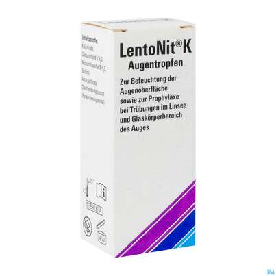 Lento Nit K Augentopfen 10ml, A-Nr.: 3130849 - 02