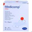 Sie sehen eine Packung Medicomp/extra Vliesstoff-kompressen 6fach Steril 10x 10cm 25x2 50st, Produktbild: 01 Medicomp/extra Vliesstoff-kompressen 6fach Steril 10x 10cm 25x2 50st, A-Nr.: 1648855 - 01
