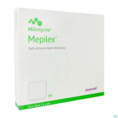 Wundverband Mepilex Silikon 15x 15cm 5st, A-Nr.: 2211824 - 03