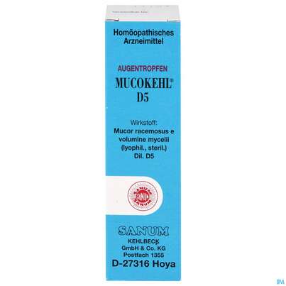 Mucokehl Augentropfen D5 5ml, A-Nr.: 0991278 - 01