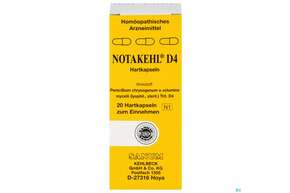 Notakehl Kapseln D4 20st, A-Nr.: 1769748 - 01