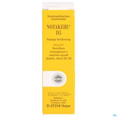 Notakehl Tropfen D5 10ml, A-Nr.: 0991864 - 01