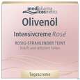 Sie sehen eine Packung Oliven Oel Dr.theiss Intensiv Creme Rose Tag 50ml, Produktbild: 01 Oliven Oel Dr.theiss Intensiv Creme Rose Tag 50ml, A-Nr.: 4834742 - 01