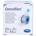 Sie sehen eine Packung Fixierpflaster Omnifilm 5mx 2,5cm 1st, Produktbild: 01 Fixierpflaster Omnifilm 5mx 2,5cm 1st, A-Nr.: 1999098 - 01